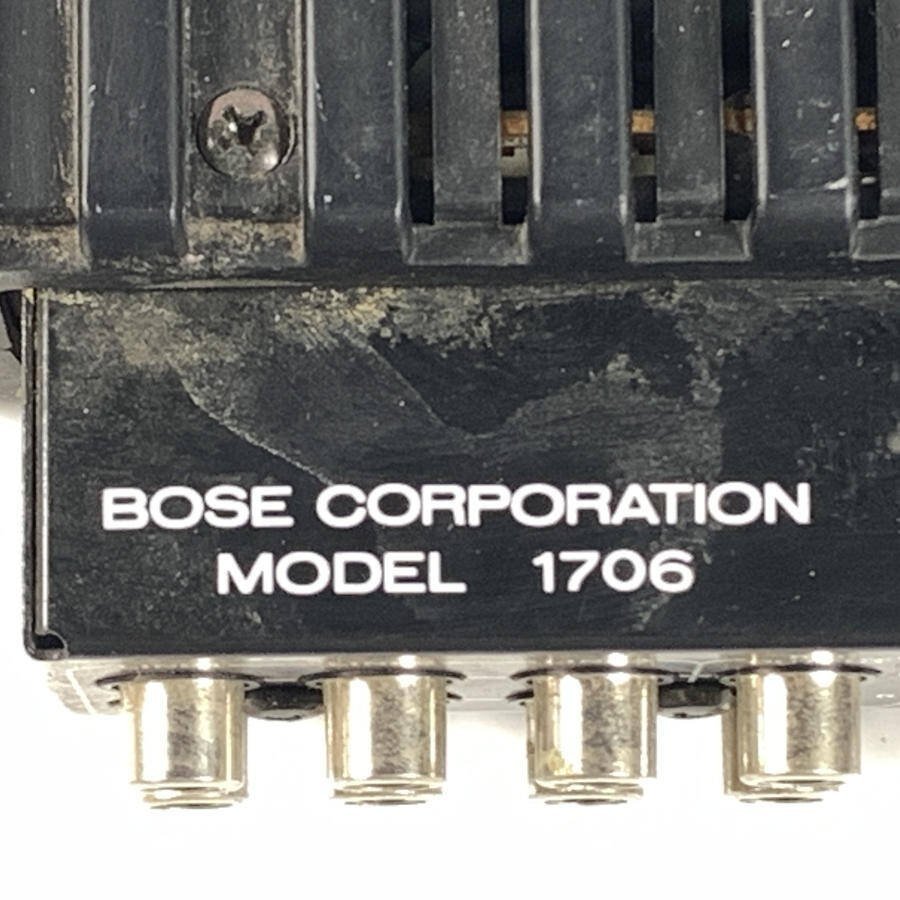 BOSE 1706 ステレオパワーアンプ セレクター付き メンテナンス済 動作