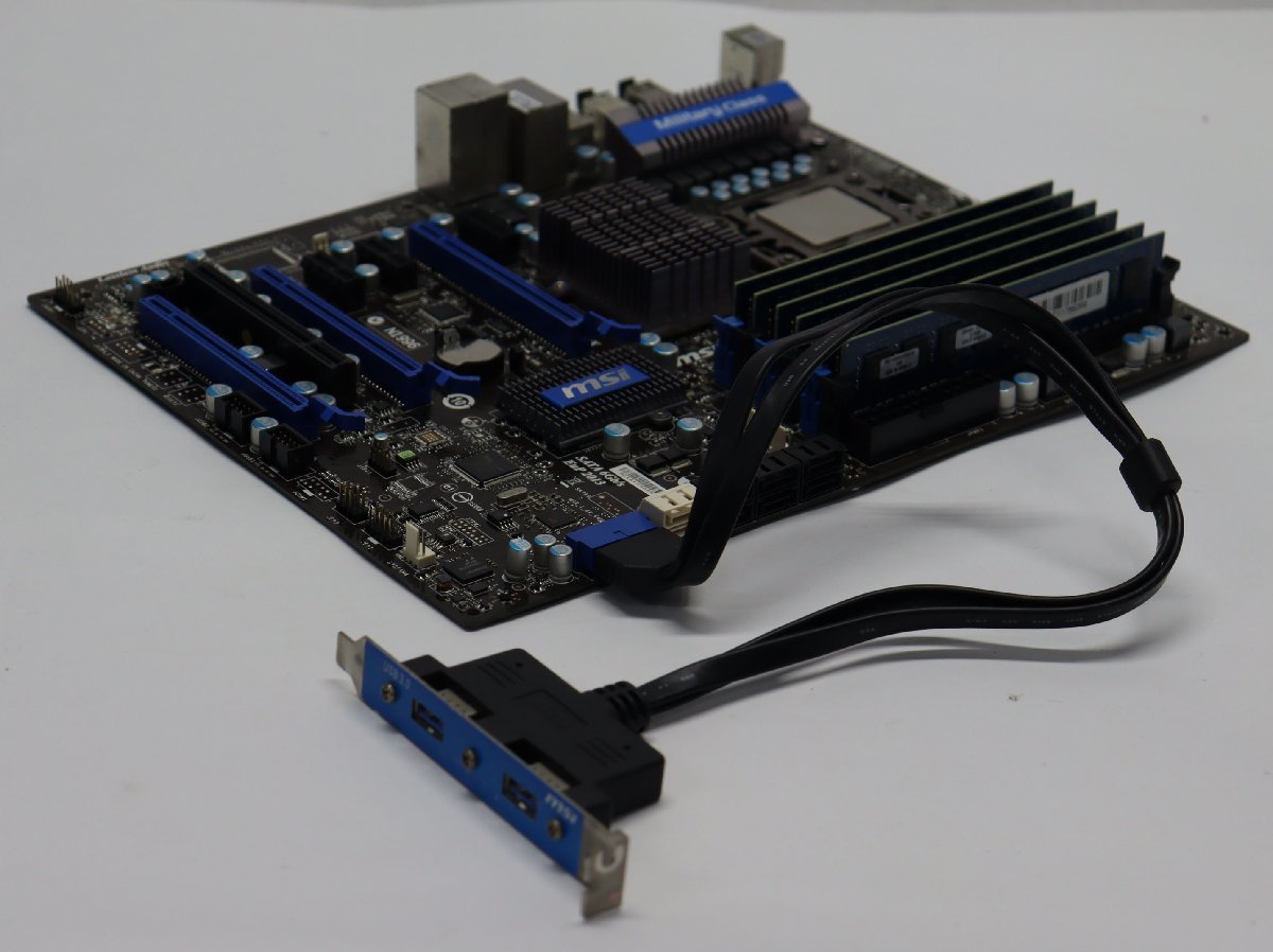 マザーボード　msi X58A-SD40 CPU &メモリ付き Yahoo!オークション - MSI X58A-SD40 マザーボード Intel Core i7 990