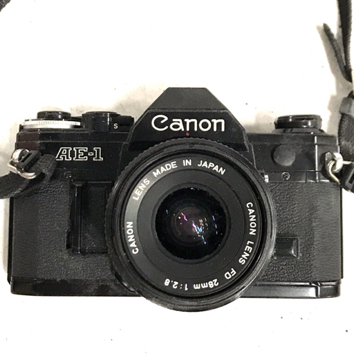 CANON AE-1 FD 28mm 1:2.8 一眼レフ フィルムカメラ レンズ マニュアル