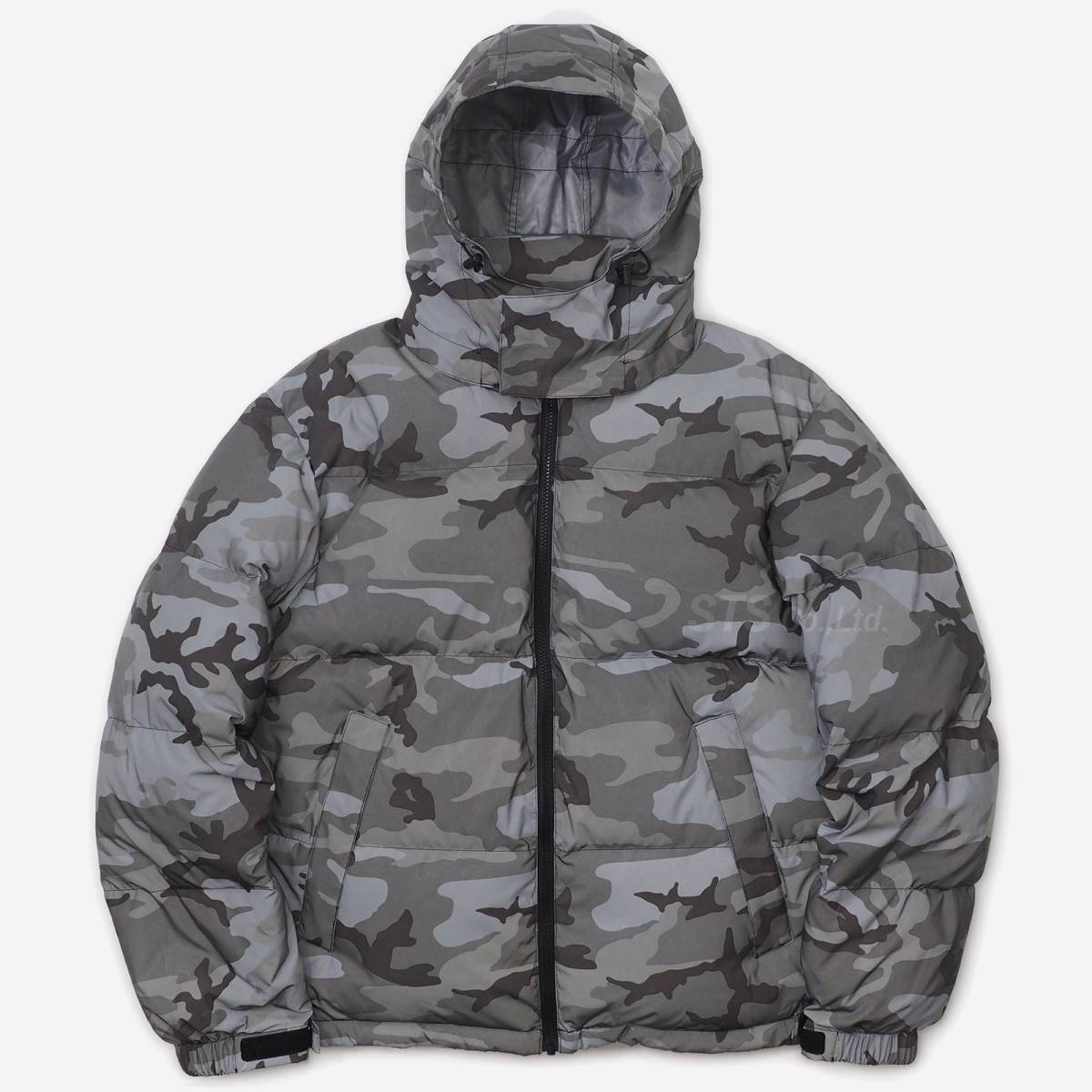 【Supreme】 クリーニング済み マイクロダウン ジャケット カモ Supreme シュプリーム Reflective Camo Down Jacket Snow Camo Size M