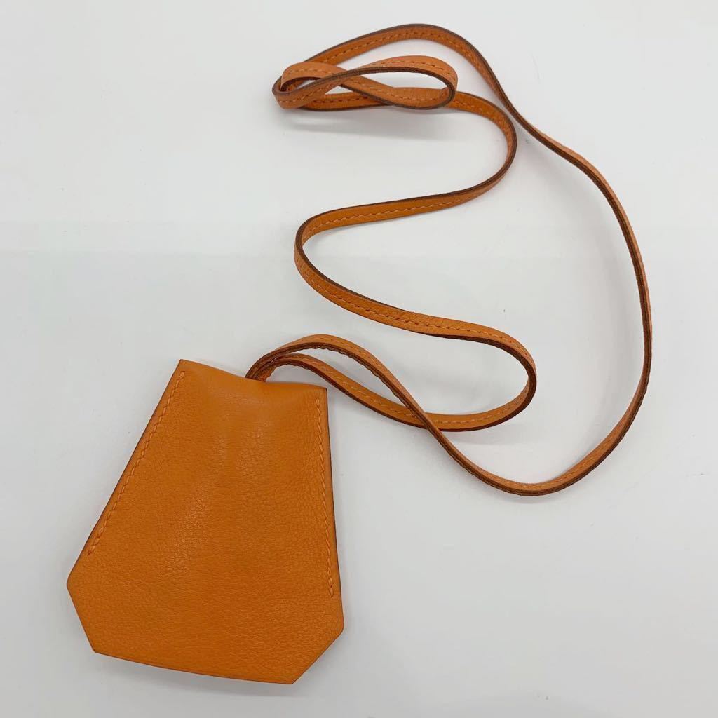 HERMES エルメス レザークロシェット キーリング 箱付き エルメス HERMES レザー キーリングネックレス HERMES(エルメス) □L