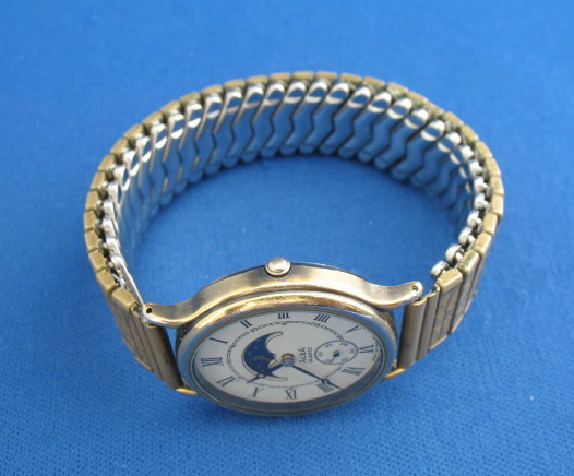 ◇SEIKO セイコー ALBA クォーツ V806-0050 スモセコ ムーンフェイズ