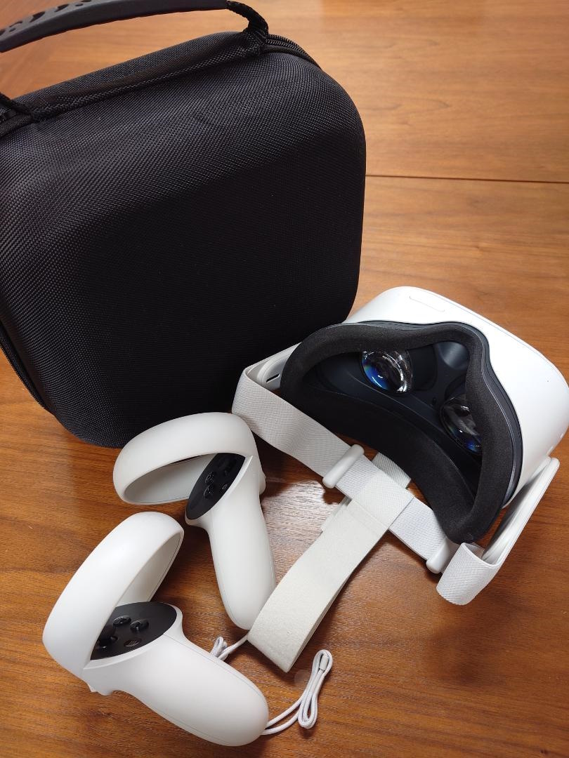 使用数日】Meta Quest2 128GB◇10月まで保証付き◇専用ケース付き◇VR