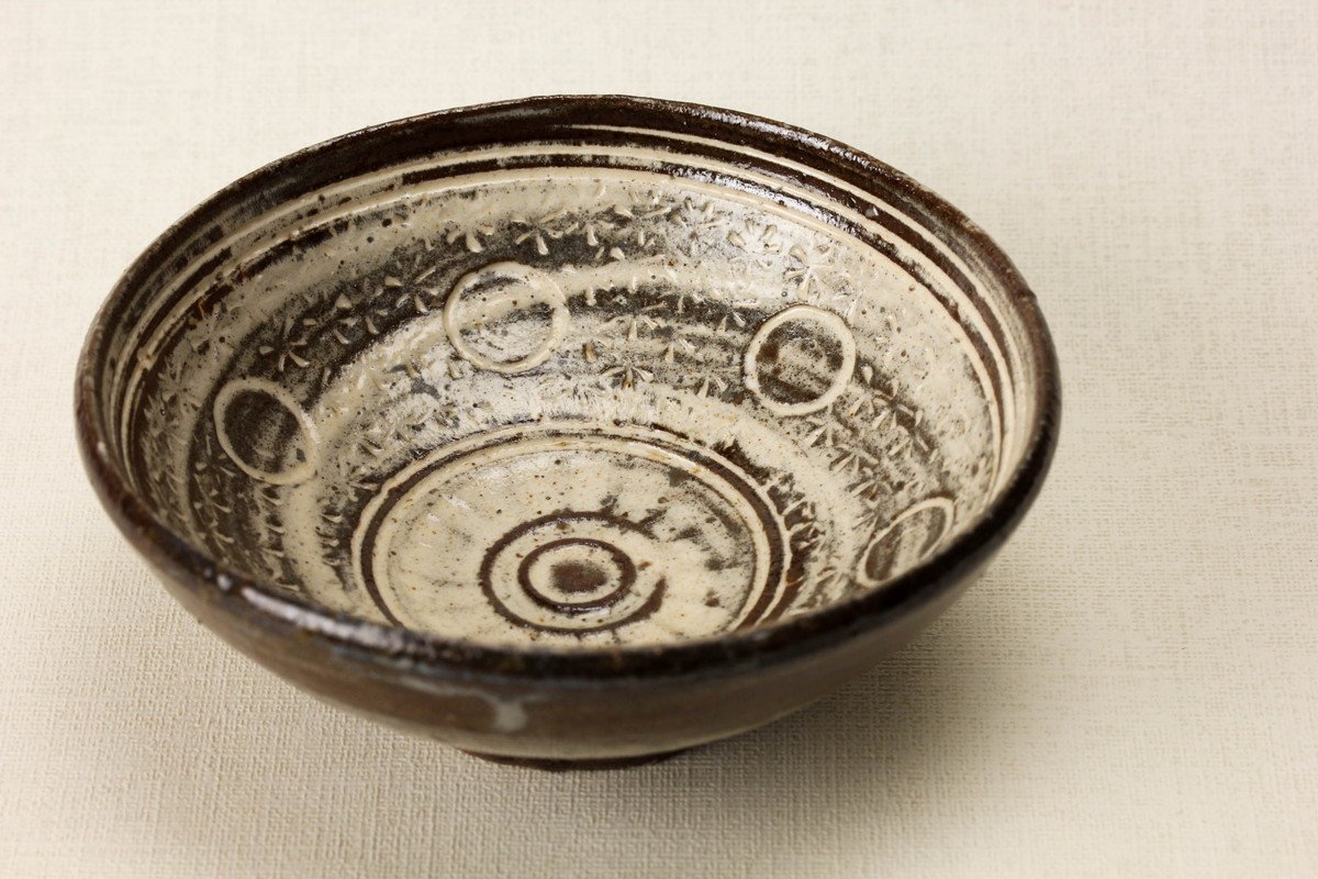 植葉香澄　龍盃　共箱、共布、栞　ぐい呑 佳香】中里太亀 唐津三島ぐい呑 共箱 共布 栞 本物保証