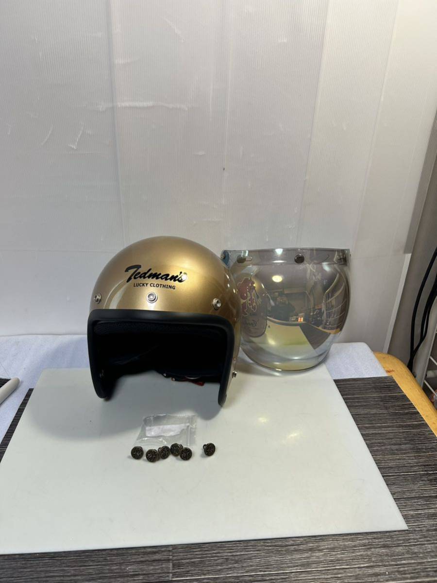 テッドマン300個限定ジェットヘルメット ジェットヘルメット 美品 M(57