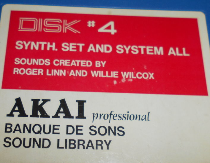 AKAI クイックディスク SOUND LIBRARY QD 10枚 21～30 AKAI MPC60用 SOUND LIBRARY 2枚 （ フロッピーデイスク