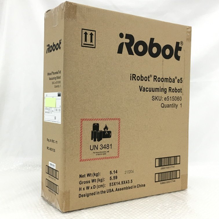 【BAAX3019】ROBOT iRobot Roomba e5 未開封