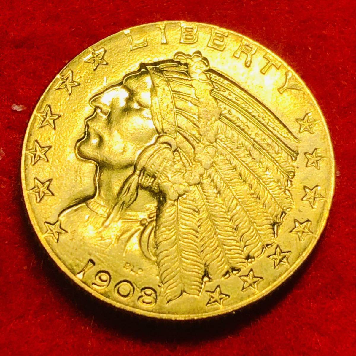 金貨 アメリカ インディアン 5ドル コイン 金貨イーグル 小型金貨 5ドル アメリカ 本日のアメリカ