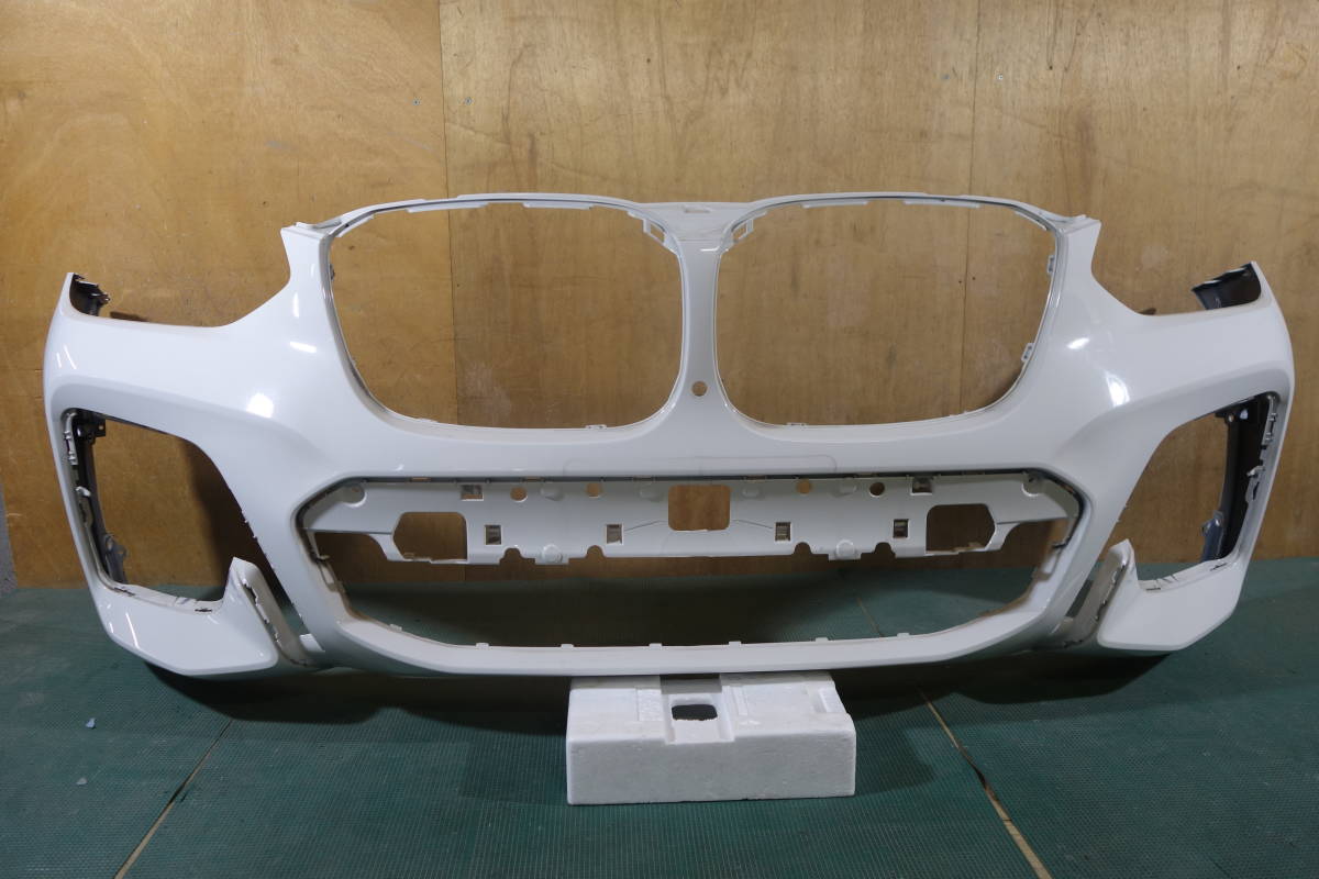 14843 BMW X3 Mスポーツ G01M フロントバンパー 白 5111-139605-14