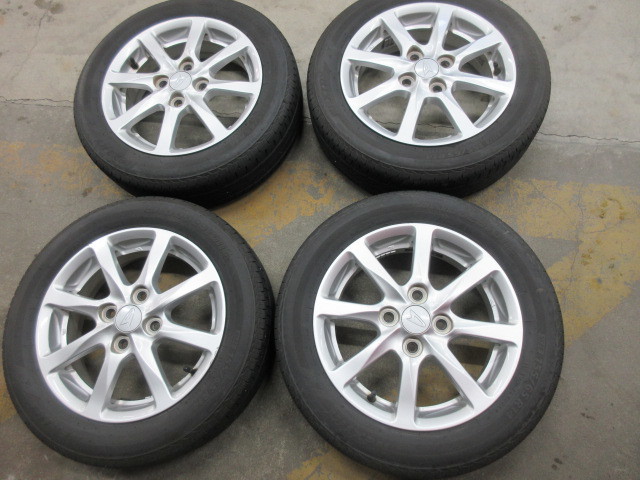 L375S タント G 純正 アルミ 14インチ 14X4.5J +45・2021年製 155/65R14 ブリヂストン NEXTRY タイヤ付 4本