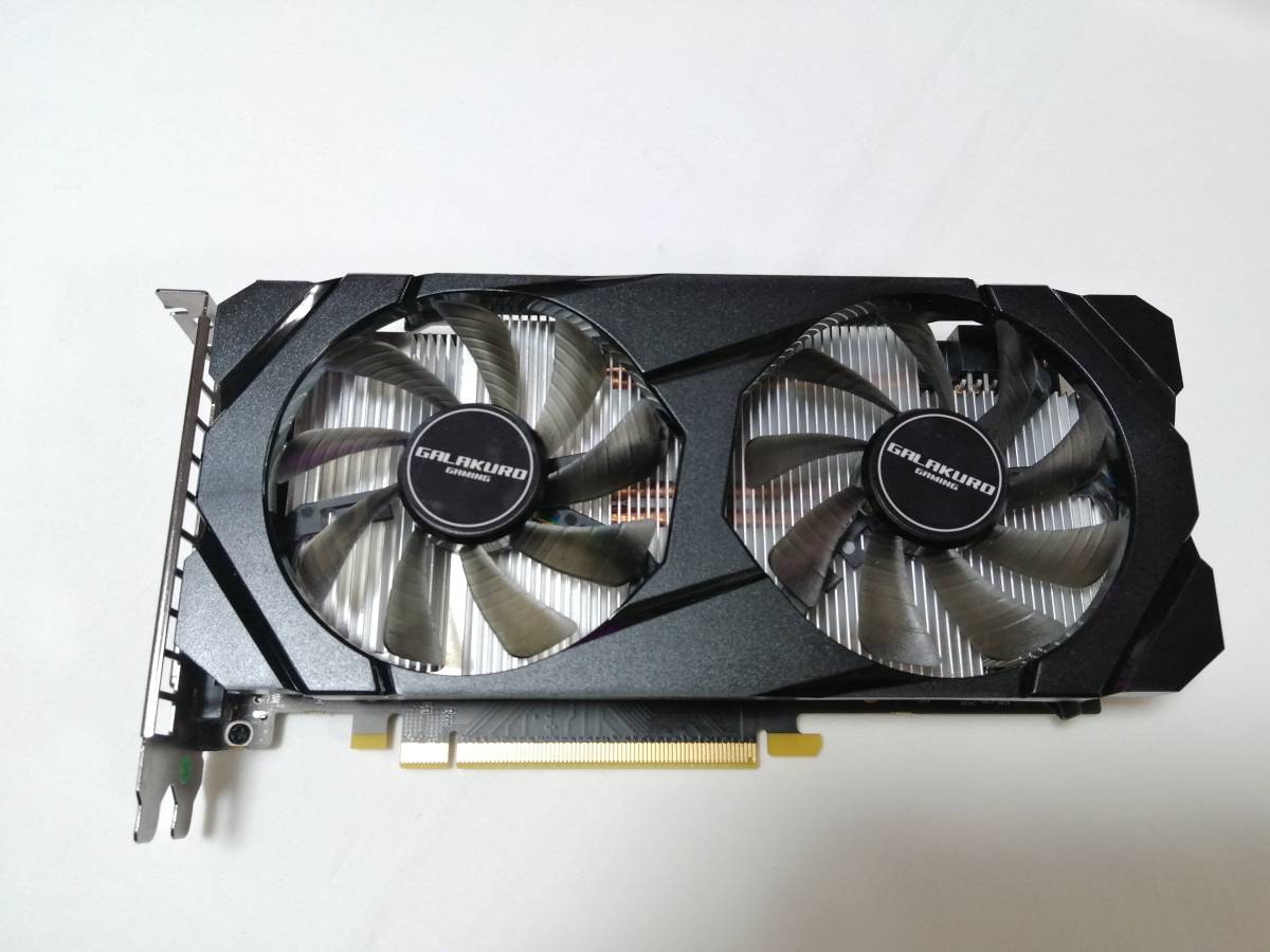GTX1660 1 Click OC PCI-E 6GB グラフィックボード GALAKURO GTX 1660 SUPER 1 Click OC PCI-E 6GB GDDR6 192Bit