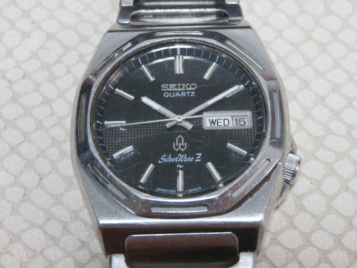 SEIKO SilverWave Z セイコー シルバーウェーブ Z 7123-8060 格子柄 