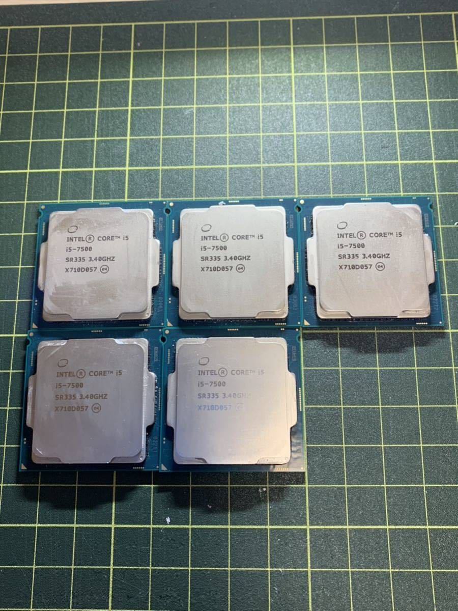 intel Core-i5 7500 5個まとめて インテルCore 【公式通販】