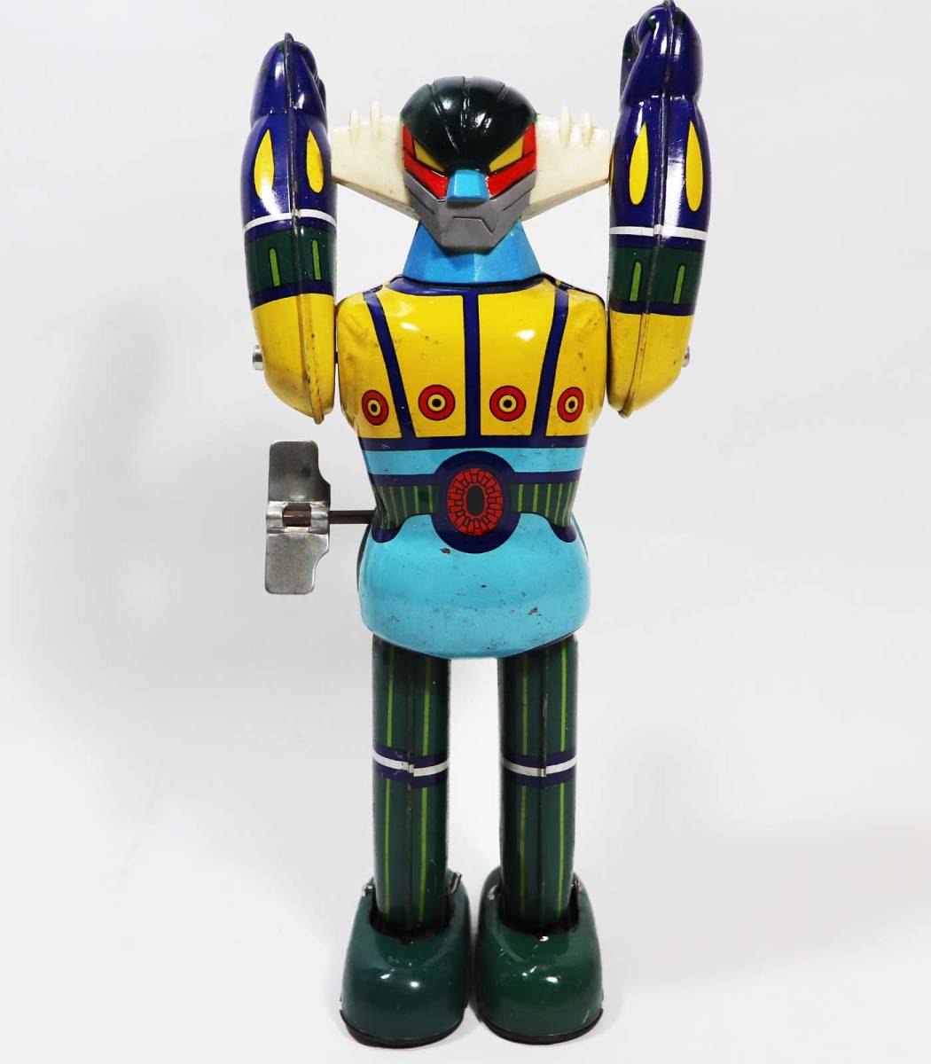 鋼鉄ジーグ ブリキぜんまい歩行ロボット 旧タカラ JEEG Wind-up