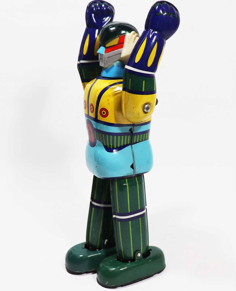 鋼鉄ジーグ ブリキぜんまい歩行ロボット 旧タカラ JEEG Wind-up