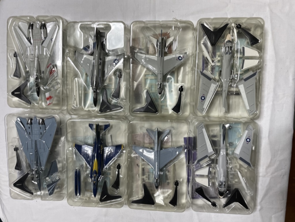 エフトイズ 1/144 WORK SHOP EX Vol.14 U.S NAVY艦載機コレクション 8機 4機種