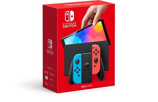 任天堂　ニンテンドースイッチ　有機ELモデル　新品未開封品　ネオンブルー　ネオンレッド　
