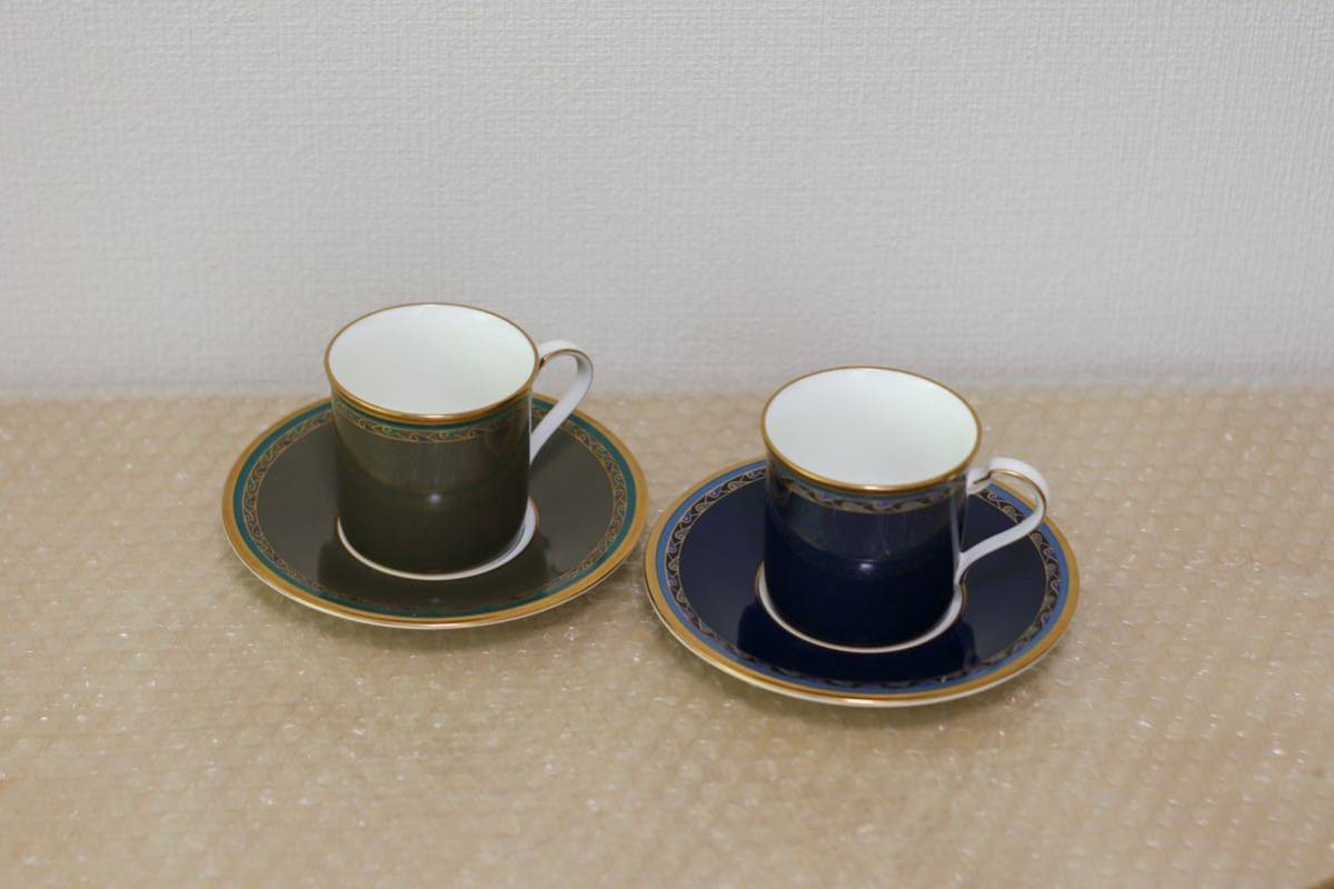 廃盤】ノリタケ Noritake デミタスカップ&ソーサー 2客セット ペア