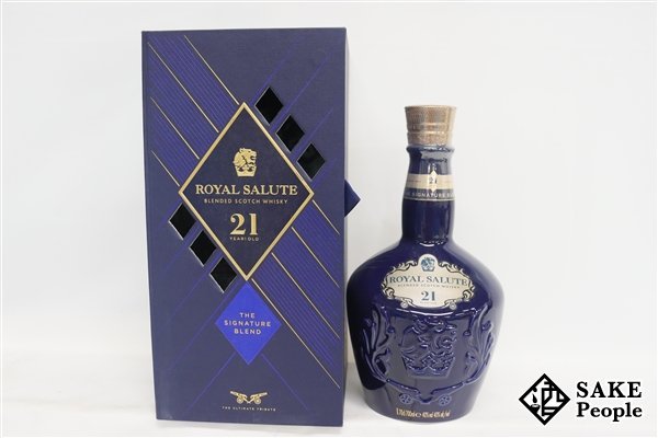 ◇注目! ロイヤル サルート 21年 シグネチャーブレンド 陶器 700ml 40