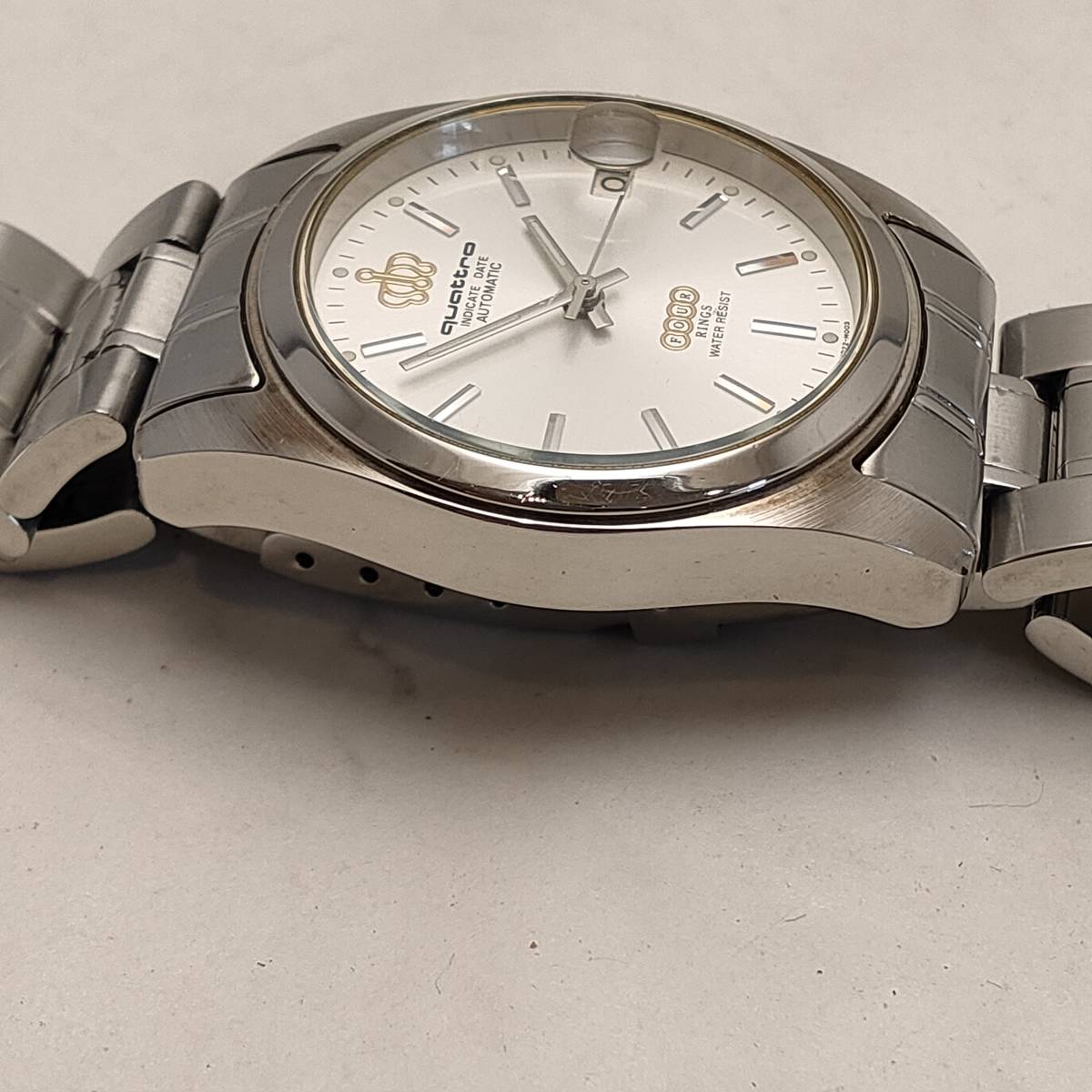 quattro クワトロ FOUR RINGS INDICATE DATE AUTOMATIC 自動巻き 
