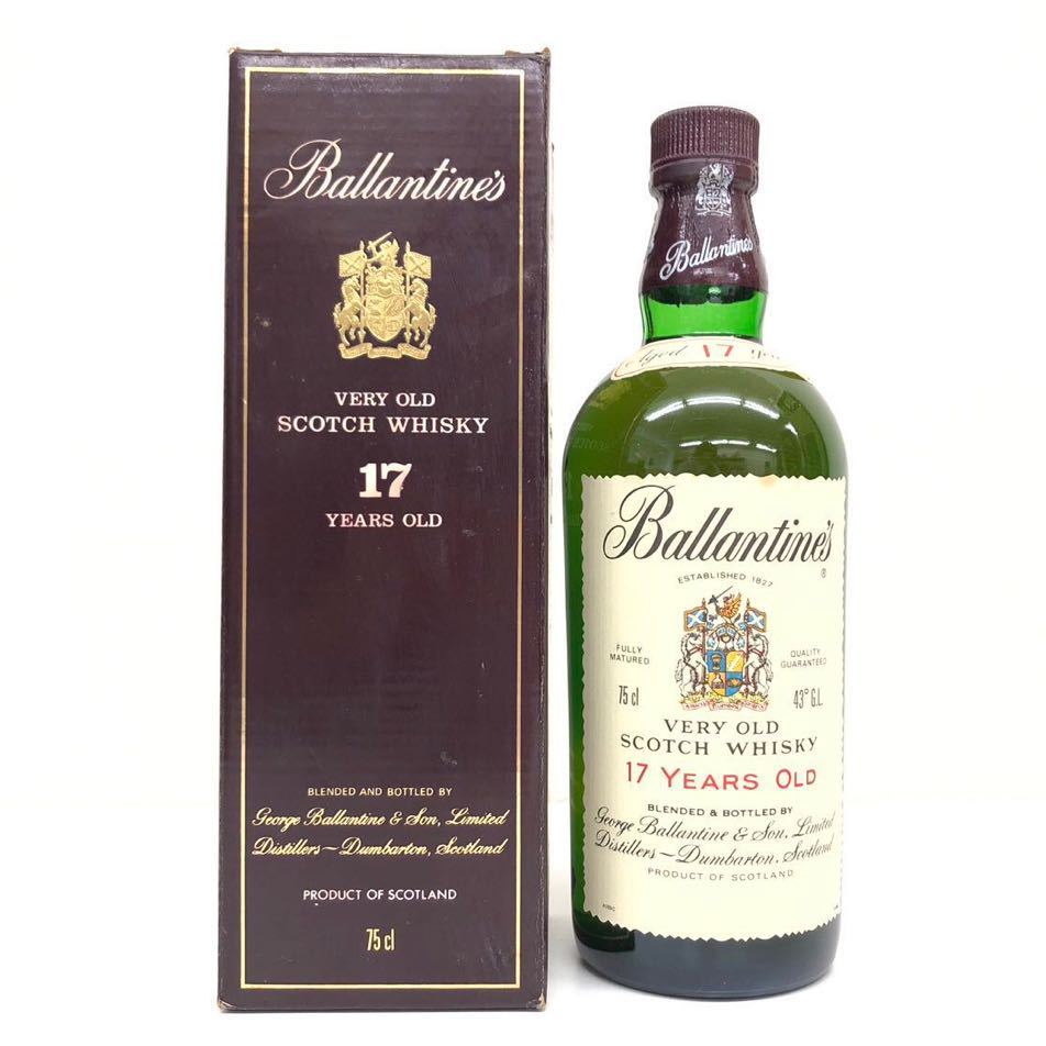 【未開栓】 Ballantines バランタイン 17年 スコッチウイスキー 750ml 43% 箱