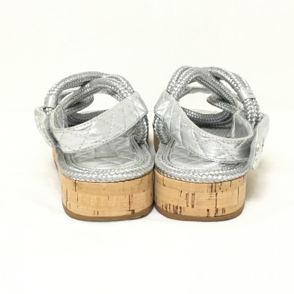 シャネル ココマーク シャネル CHANEL サンダル 37C G34602 - レザー