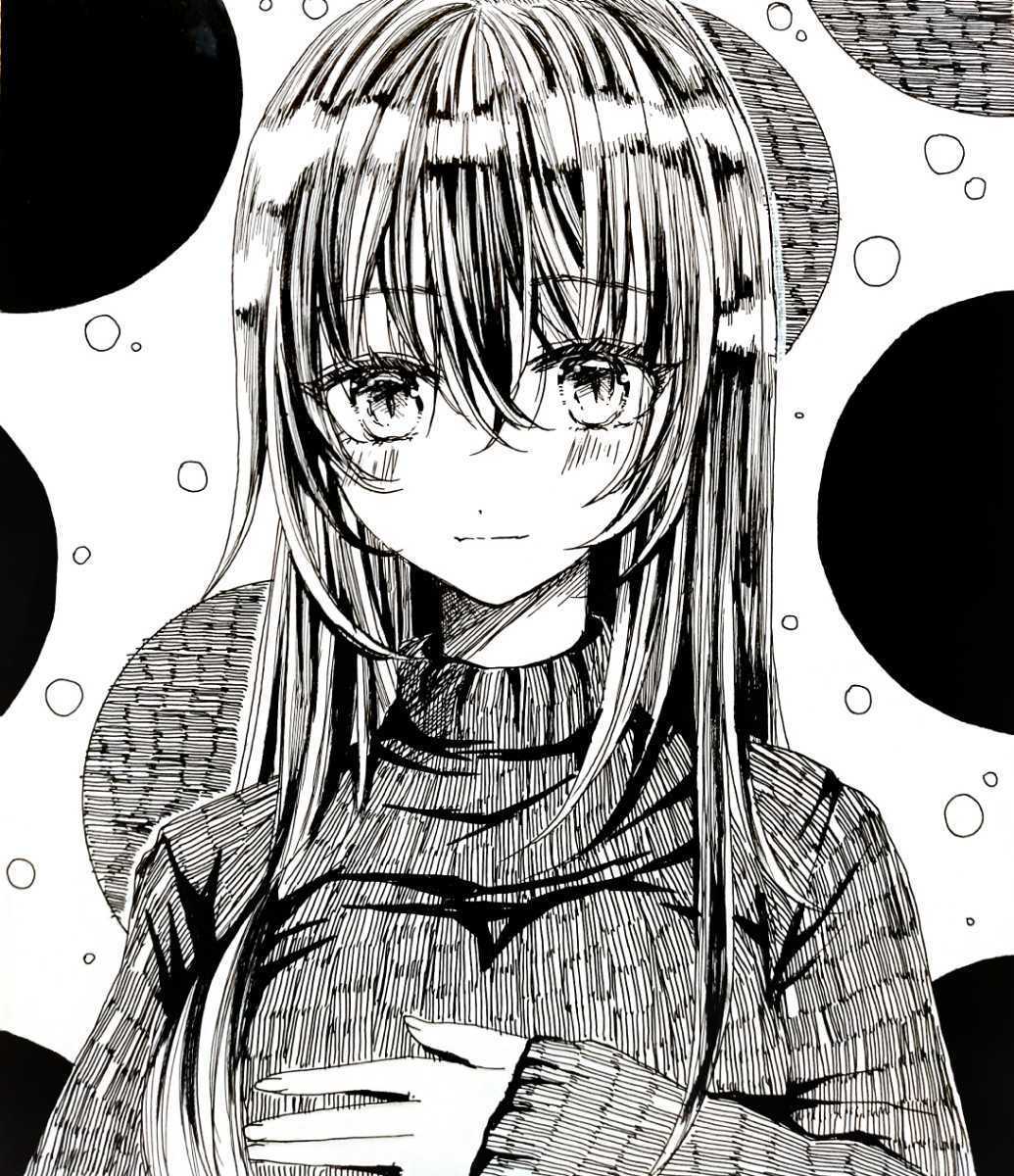 B5 東方project 手描きイラスト 同人 直筆 原画 上質紙250 鈴仙