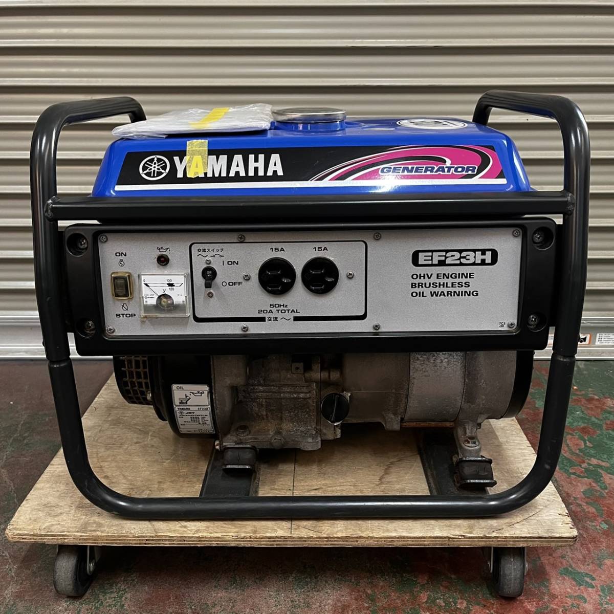 h1512 □中古□ YAMAHA 発電機 EF23H ヤマハ エンジン発電機 60Hz 工具