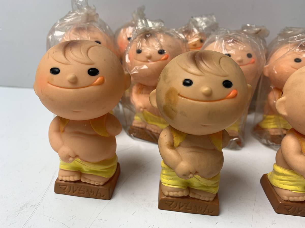 ☆東洋水産 マルちゃん 昭和レトロ 貯金箱 ソフビ 14点セット