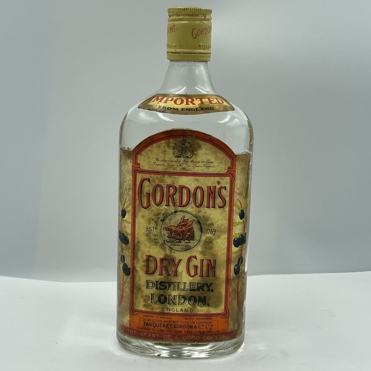 Gin Gordon's Dry ゴードン ドライジン ロンドン | GORDON'S London