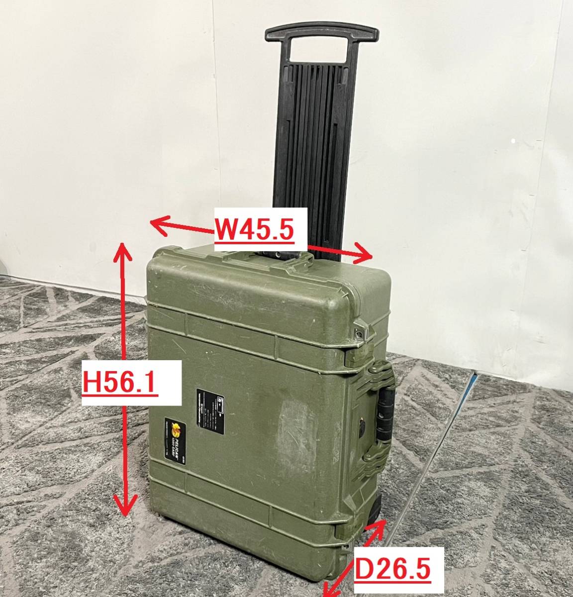 米軍放出品】ペリカン/Pelican ツールボックス ハードケース 1560 CASE