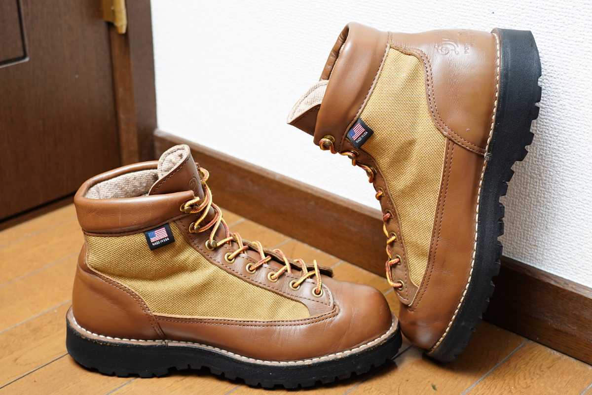DANNER ダナーライト us8 白タグ ゴアテックス ブーツ 30420x(8インチ 