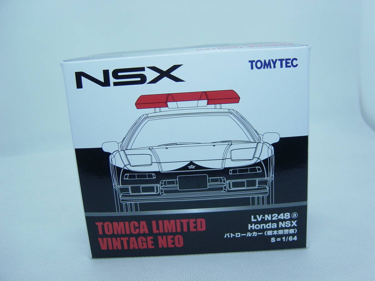 送料300円～ トミカリミテッド ヴィンテージ NEO 1/64 LV-N248a Honda NSX パトロールカー（栃木県警察）