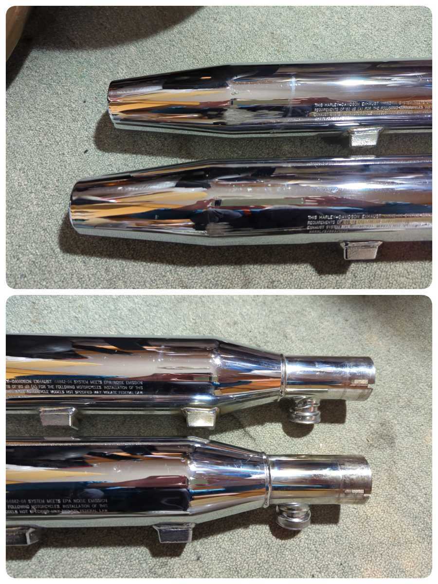 XL1200 XL883 スポーツスター 04-13 HD純正 北米マフラー サイレンサー