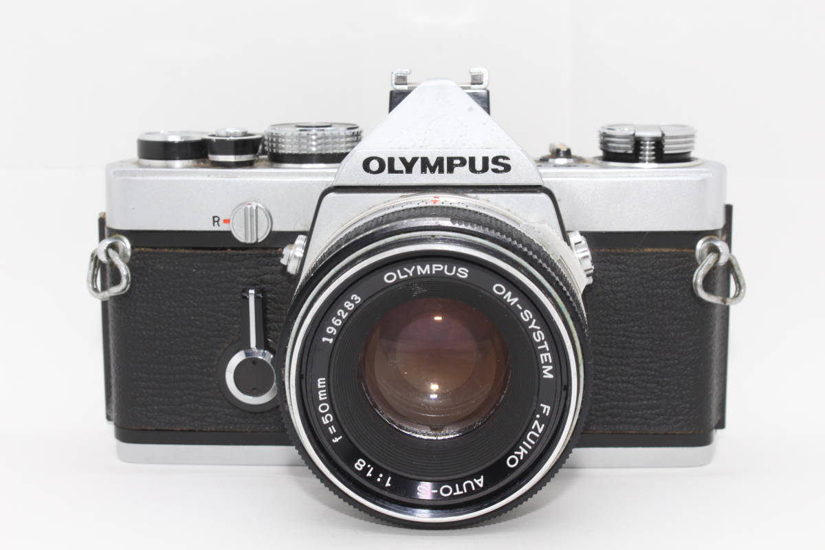 カメラ 希少箱・保証書付☆OLYMPUS OM-1 + 50mm F1.8シャッターOK