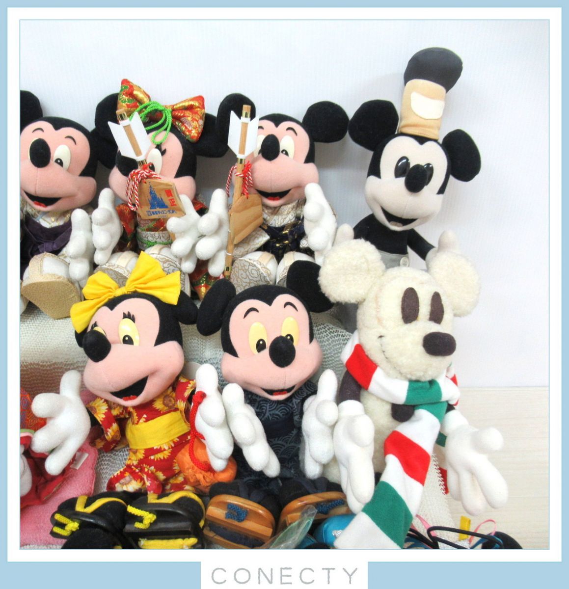 ディズニー☆ミッキー&ミニー レトロ ぬいぐるみセット