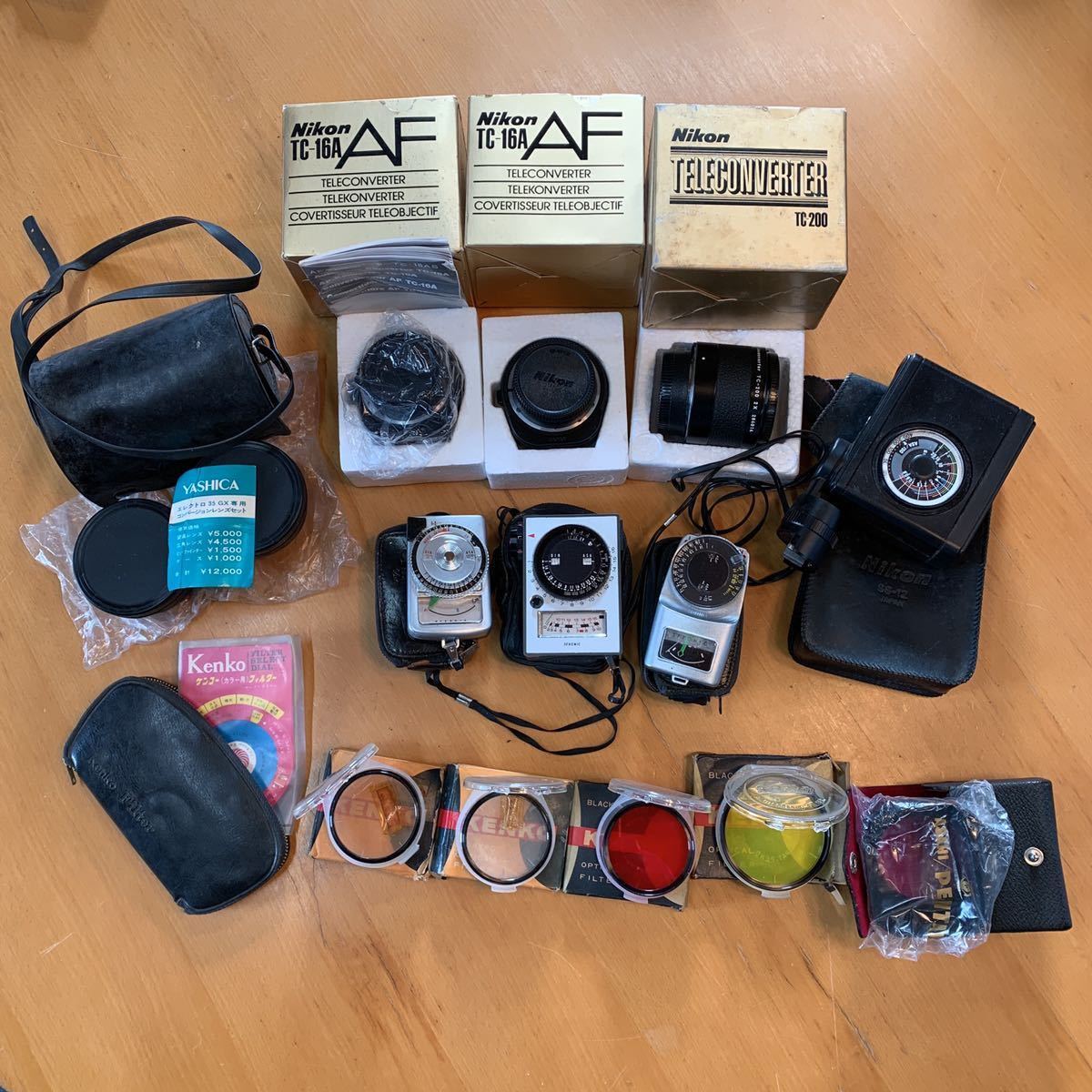 カメラ　アクセサリー　まとめてNikon Kenko sekonic YASHICA レンズ　フィルター フラッシュ