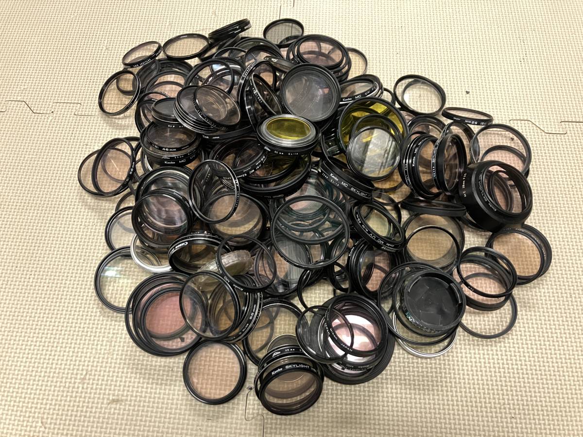 【大量250個以上】 ケンコー キャノン ニコン 等 レンズフィルター 等 大量 まとめ ジャンク D71