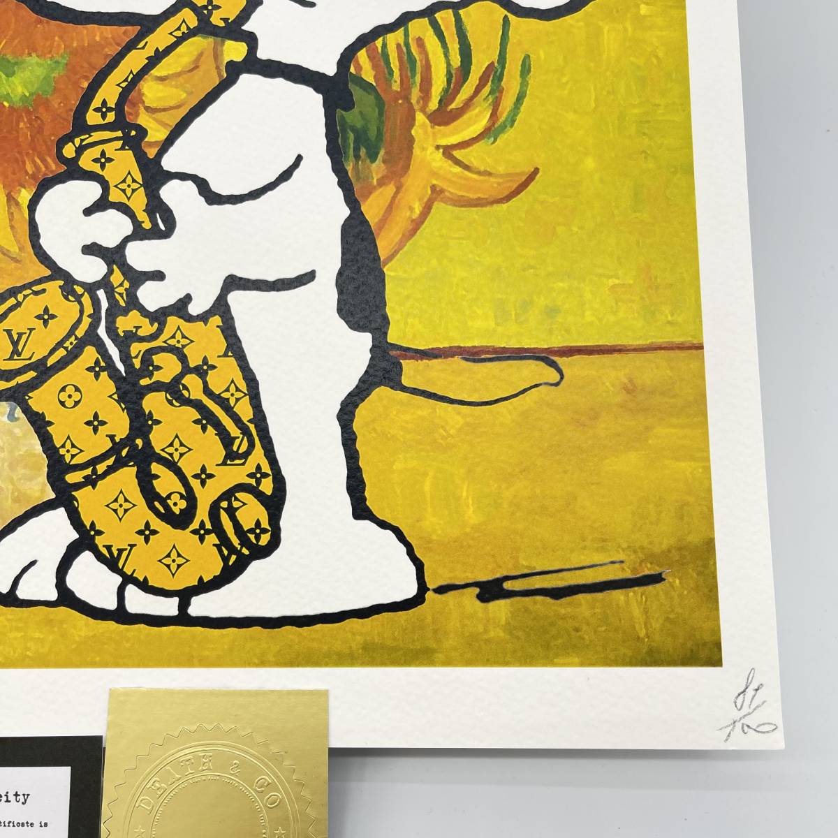 DEATH NYC 世界限定100枚 アートポスター SNOOPY スヌーピー トム