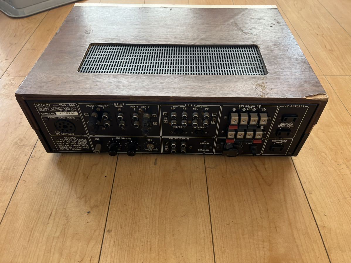 DENON PMA－500 【ジャンク品】 DENON PMA-500 プリメイン