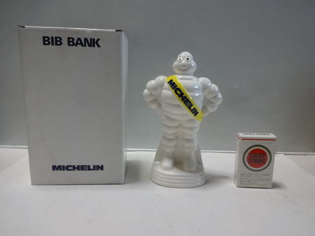 ミシュラン ビブ 貯金箱 陶器製 BIB BANK MICHELIN 約22cm 未使用品