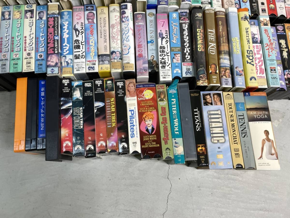 現状品】VHS ビデオ テープ 94本 大量セット 洋画 邦画 アニメ 映画 