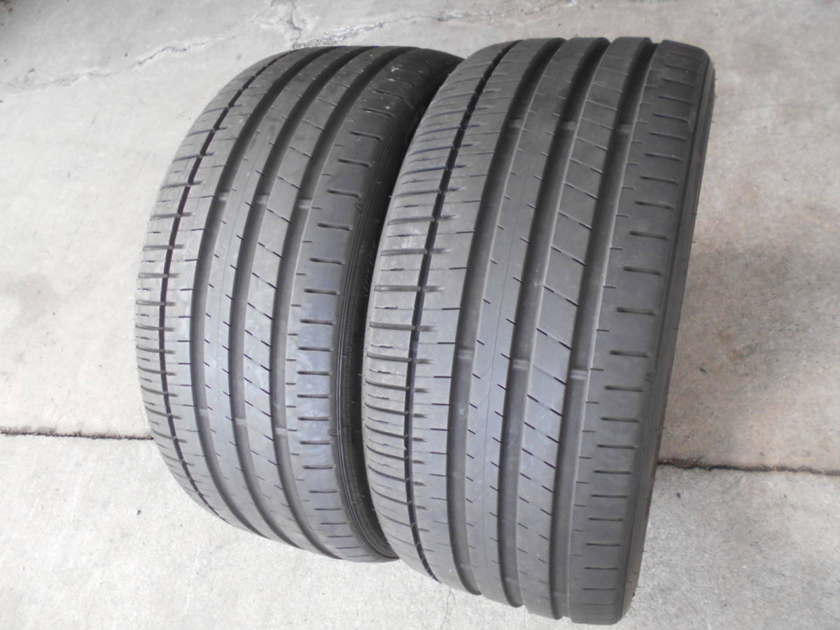 E764 255/35ZR20 255/35-20 255-35-20 中古2本 AZENIS FK510