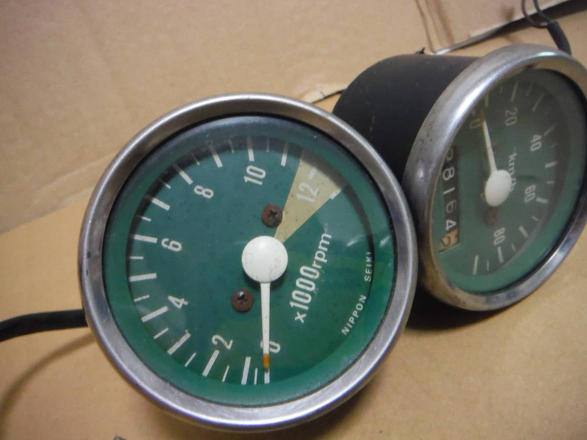 送料無料 ジャンク CB50 ? スピードメーター タコメーター CB50J