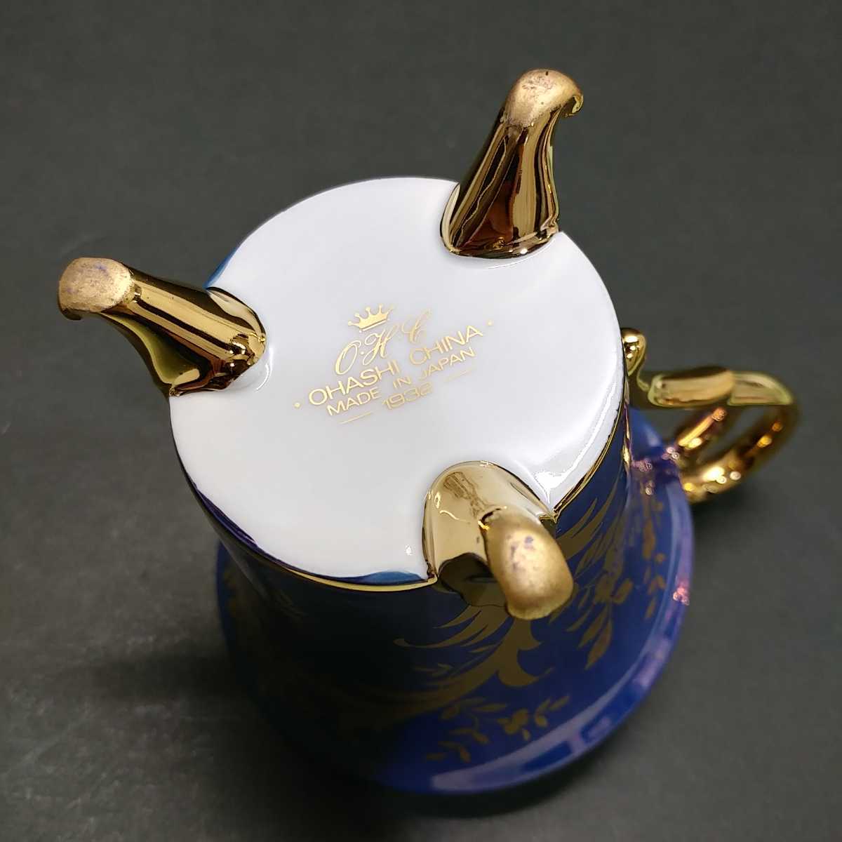 OHASHI CHINA 大橋陶器 1932 猫脚 ティーカップ＆ソーサー 2客セット 
