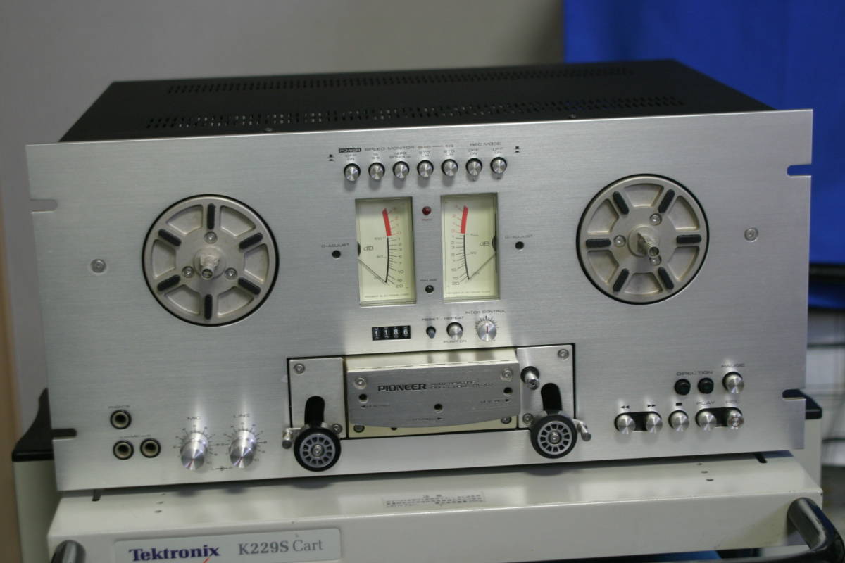 PIONEERの 7インチ4トラック オープンリールデッキ RT-707(オート 