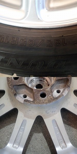 日産 ノート パーツ情報 QR4277【送料無料185/65R15】ノート フリード ティーダ等 ダンロップ 中古スタッドレスセット ●15×6J 100/4H ET45●1円スタ