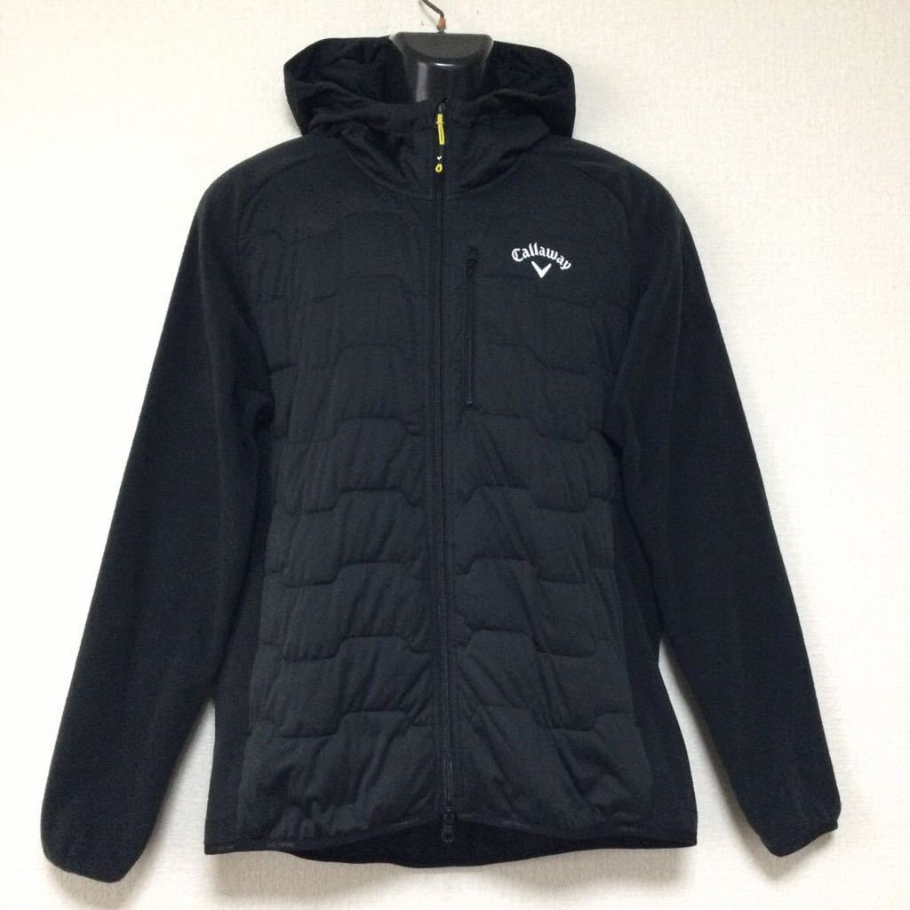 美品☆callaway/キャロウェイ☆フリースジャケットパーカー☆ナイロン