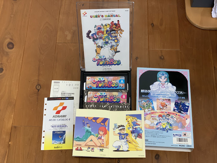 X68000 ゲームソフト KONAMI 出たな！！TwinBee ツインビー(X68000