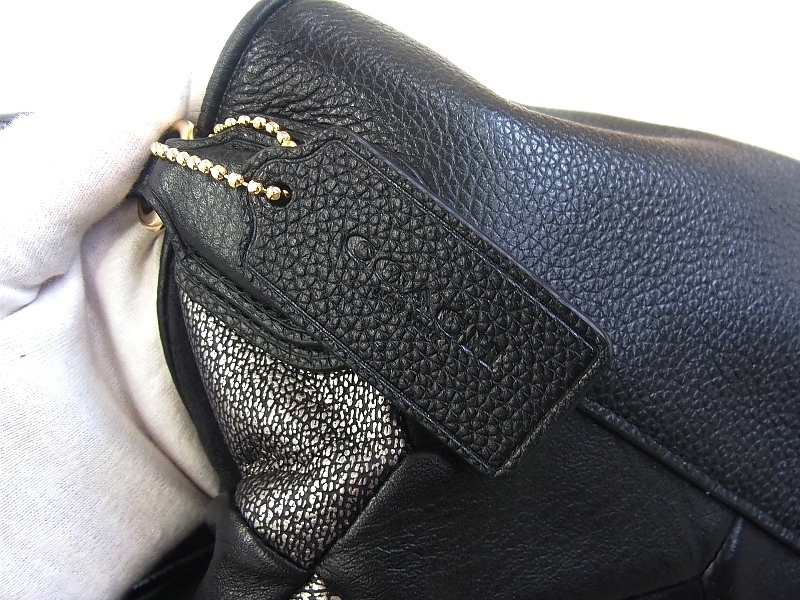 ☆ハンドバッグ COACH Edie コーチ イーディー28 パッチワーク G1592 